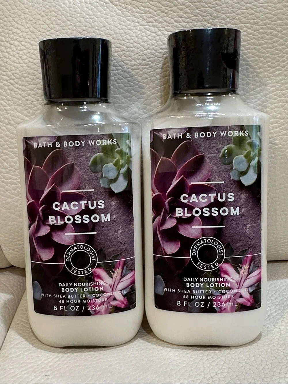 Bath & Body Works Cactus Blossom Daily Moisturizer Body Lotion Bundle of 2 NIB